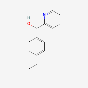 molecular formula C15H17NO B7877655 4-n-Propylphenyl-(2-pyridyl)methanol 