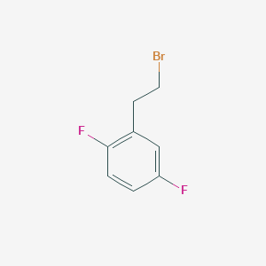 molecular formula C8H7BrF2 B7877657 2,5-Difluorophenethyl bromide 