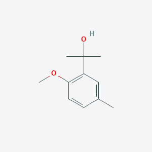 molecular formula C11H16O2 B7877662 2-(2-Methoxy-5-methylphenyl)-2-propanol 