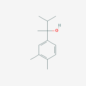molecular formula C13H20O B7877717 2-(3,4-Dimethylphenyl)-3-methyl-butan-2-ol 