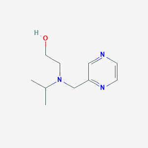 molecular formula C10H17N3O B7877723 2-(Isopropyl-pyrazin-2-ylmethyl-amino)-ethanol 
