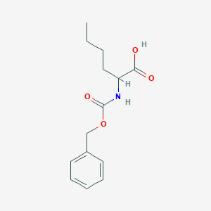 molecular formula C14H19NO4 B078778 N-[(苄氧基羰基)去甲亮氨酸] CAS No. 15027-13-1