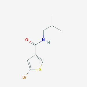 molecular formula C9H12BrNOS B7877802 5-Bromo-N-isobutylthiophene-3-carboxamide 