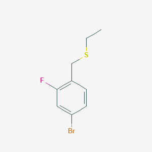 4-Bromo-1-(ethylsulfanylmethyl)-2-fluorobenzene