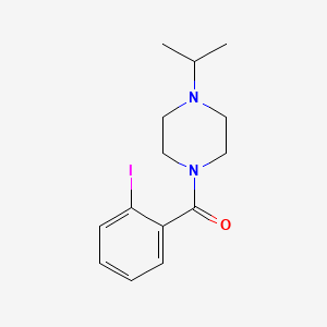molecular formula C14H19IN2O B7877815 (2-Iodophenyl)(4-isopropylpiperazin-1-yl)methanone 