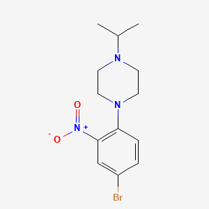 1-(4-Bromo-2-nitrophenyl)-4-isopropylpiperazine