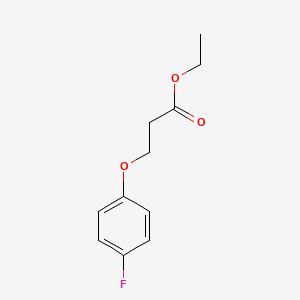 molecular formula C11H13FO3 B7877823 Ethyl 3-(4-fluorophenoxy)propanoate 