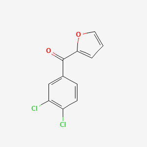 molecular formula C11H6Cl2O2 B7877839 (3,4-二氯苯基)(呋喃-2-基)甲酮 