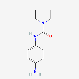 molecular formula C11H17N3O B7877846 3-(4-Aminophenyl)-1,1-diethylurea 