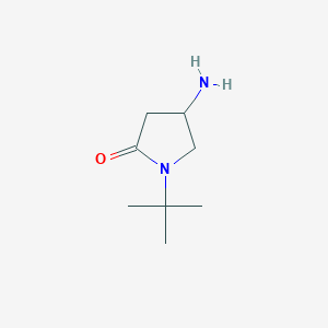 4-Amino-1-tert-butylpyrrolidin-2-one