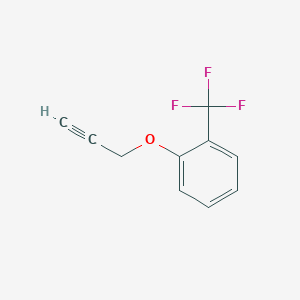 molecular formula C10H7F3O B7877916 1-[(Prop-2-yn-1-yl)oxy]-2-(trifluoromethyl)benzene CAS No. 890839-62-0