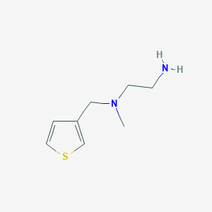 molecular formula C8H14N2S B7877920 N1-Methyl-N1-(thiophen-3-ylmethyl)ethane-1,2-diamine 