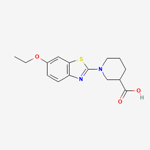 1-(6-Ethoxy-1,3-benzothiazol-2-yl)piperidine-3-carboxylic acid