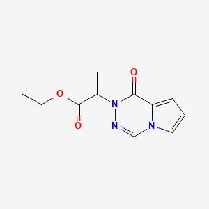 ethyl 2-(1-oxopyrrolo[1,2-d][1,2,4]triazin-2(1H)-yl)propanoate
