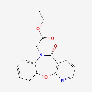 molecular formula C16H14N2O4 B7878088 ethyl (5-oxopyrido[2,3-b][1,5]benzoxazepin-6(5H)-yl)acetate 