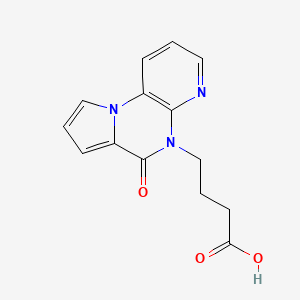 4-(6-oxopyrido[2,3-e]pyrrolo[1,2-a]pyrazin-5(6H)-yl)butanoic acid