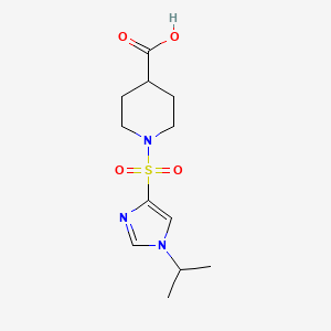 1-[(1-isopropyl-1H-imidazol-4-yl)sulfonyl]piperidine-4-carboxylic acid