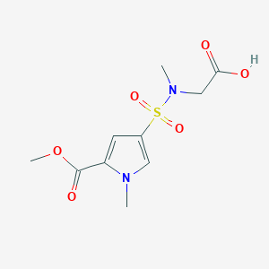 [{[5-(methoxycarbonyl)-1-methyl-1H-pyrrol-3-yl]sulfonyl}(methyl)amino]acetic acid
