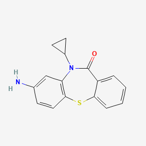 8-amino-10-cyclopropyldibenzo[b,f][1,4]thiazepin-11(10H)-one