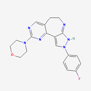 molecular formula C19H19FN6O B7878655 CID 44122407 