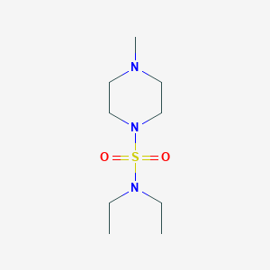 molecular formula C9H21N3O2S B7878812 N,N-diethyl-4-methylpiperazine-1-sulfonamide 