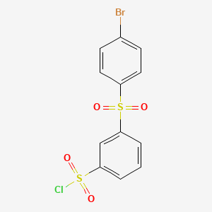 3-(4-Bromophenylsulfonyl)benzenesulfonyl chloride