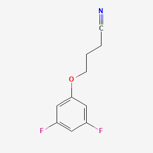 molecular formula C10H9F2NO B7878838 4-(3,5-Difluoro-phenoxy)butanenitrile 