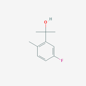molecular formula C10H13FO B7878847 2-(3-Fluoro-6-methylphenyl)-2-propanol CAS No. 83208-07-5