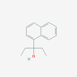 molecular formula C15H18O B7878882 3-(Naphthalen-1-yl)pentan-3-ol 