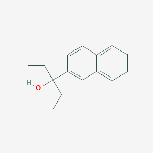 molecular formula C15H18O B7878890 3-(萘-2-基)戊-3-醇 CAS No. 6241-72-1