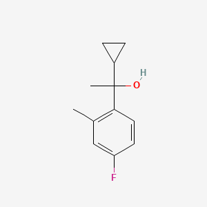 1-(4-Fluoro-2-methylphenyl)-1-cyclopropyl ethanol