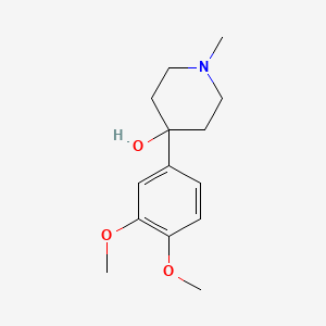 4-(3,4-Dimethoxyphenyl)-4-hydroxy-1-methylpiperidine