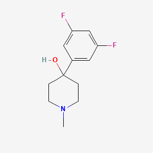 4-(3,5-Difluorophenyl)-4-hydroxy-1-methylpiperidine