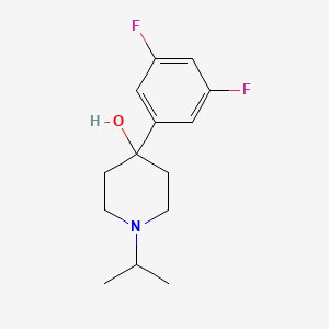 4-(3,5-Difluorophenyl)-4-hydroxy-1-iso-propylpiperidine