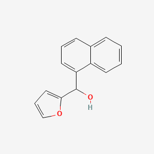 molecular formula C15H12O2 B7879074 Furan-2-yl(naphthalen-1-yl)methanol 