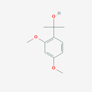 molecular formula C11H16O3 B7879090 2-(2,4-Dimethoxyphenyl)propan-2-ol 