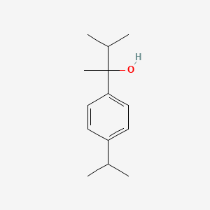 molecular formula C14H22O B7879122 2-(4-iso-Propylphenyl)-3-methyl-butan-2-ol 