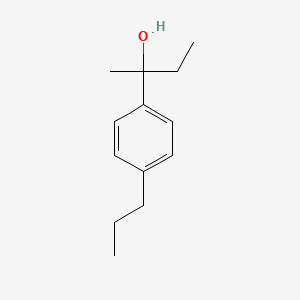molecular formula C13H20O B7879133 2-(4-Propylphenyl)butan-2-ol 