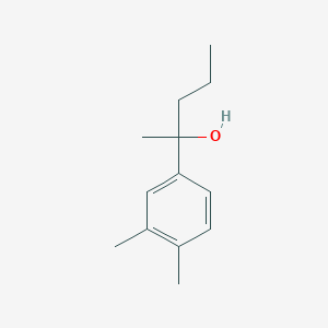 molecular formula C13H20O B7879148 2-(3,4-Dimethylphenyl)-2-pentanol 