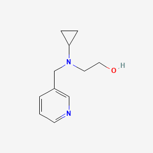molecular formula C11H16N2O B7879179 2-(Cyclopropyl-pyridin-3-ylmethyl-amino)-ethanol 