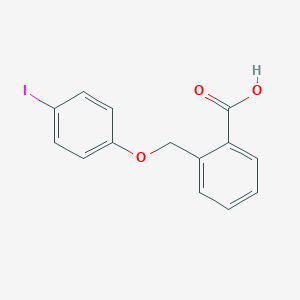 molecular formula C14H11IO3 B7879296 2-(4-Iodo-phenoxymethyl)-benzoic acid 