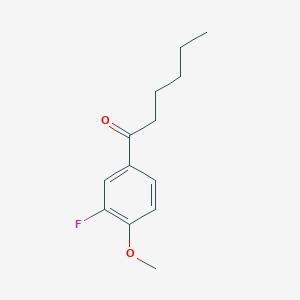 1-(3-Fluoro-4-methoxyphenyl)hexan-1-one