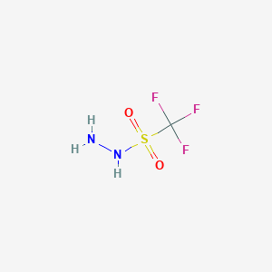 molecular formula CH3F3N2O2S B7879318 Trifluoromethanesulfonohydrazide 