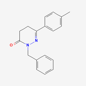 2-benzyl-6-(4-methylphenyl)-4,5-dihydropyridazin-3(2H)-one