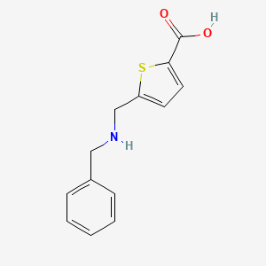 5-[(Benzylamino)methyl]thiophene-2-carboxylic acid