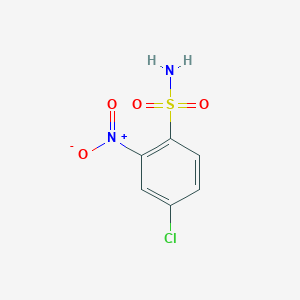 molecular formula C6H5ClN2O4S B078797 4-氯-2-硝基苯磺酰胺 CAS No. 13852-81-8