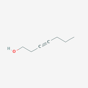 molecular formula C7H12O B078798 3-庚炔-1-醇 CAS No. 14916-79-1