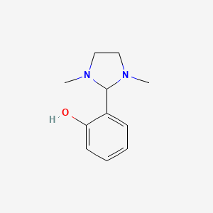 molecular formula C11H16N2O B7879942 2-(1,3-Dimethyl-2-imidazolidinyl)phenol 