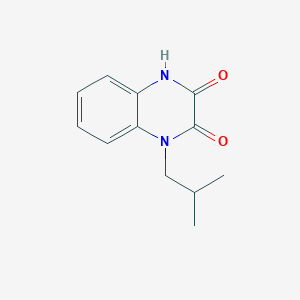 molecular formula C12H14N2O2 B7879946 3-hydroxy-1-isobutylquinoxalin-2(1H)-one 