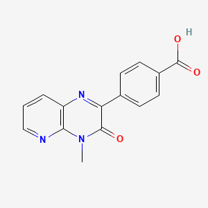 4-(4-Methyl-3-oxo-3,4-dihydropyrido[2,3-b]pyrazin-2-yl)benzoic acid